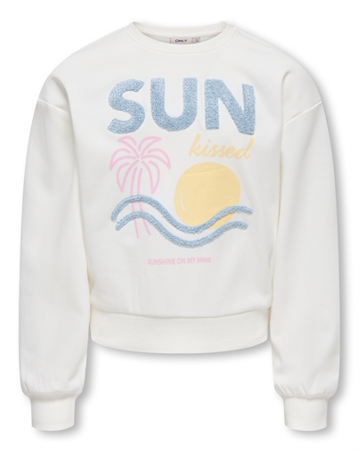 Kids Only - KOGTerra Life Sweatshirt - Cloud Dancer